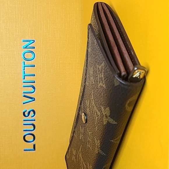 LOUIS VUITTON VINTGE 1990 MONOGRAM PORTEFEUILLE SARAH LONG WALLET STYLE M61734 - Picture 11 of 17